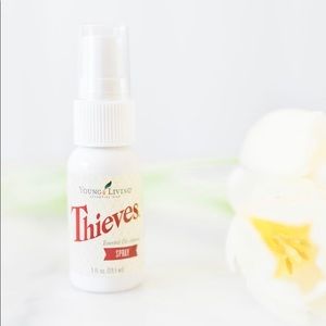 Young living Thieves essential oil-infused spray